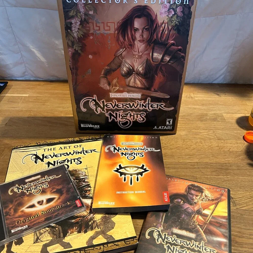 Neverwinter Nights: Collector's Edition (PC, 2002) Soundtrack Artbook, GAME